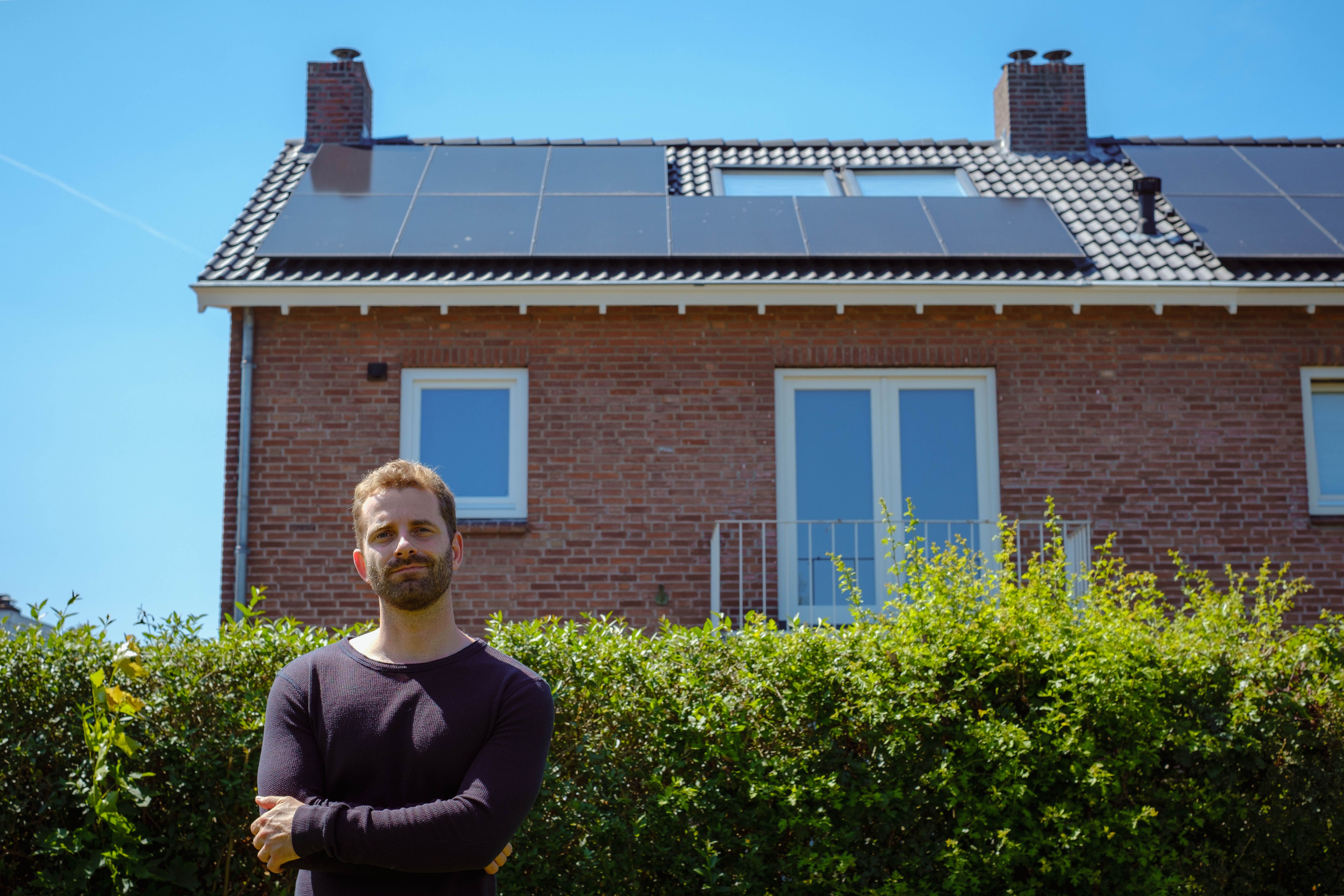 Sunergy klant met zonnepanelen